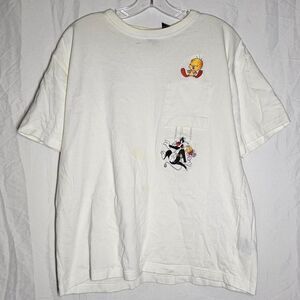 vintage 1996 warner bros looney tunes tweety bird tee